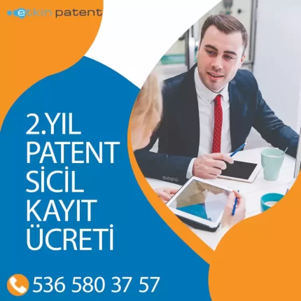 2.yıl patent sicil kayıt ücreti